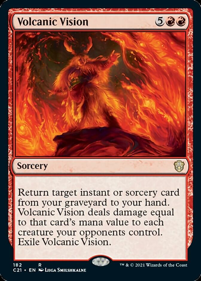 Volcanic Vision [Commander 2021] | Silver Goblin