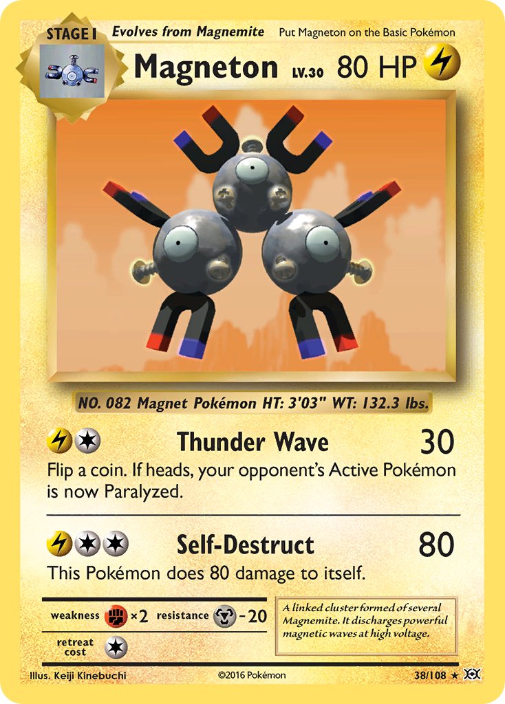 Magneton (38/108) (Theme Deck Exclusive) [XY: Evolutions] | Silver Goblin