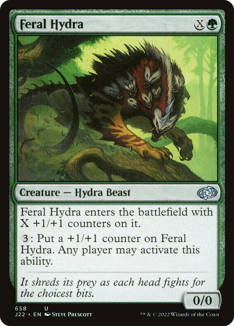 Feral Hydra [Jumpstart 2022] | Silver Goblin