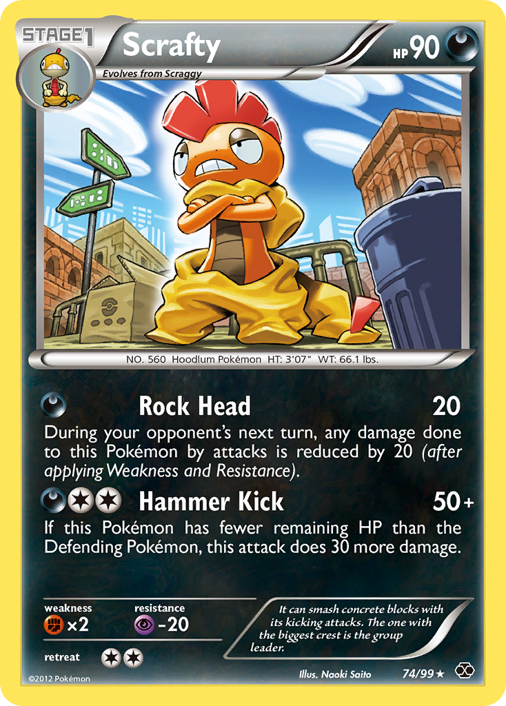 Scrafty (74/99) [Black & White: Next Destinies] | Silver Goblin