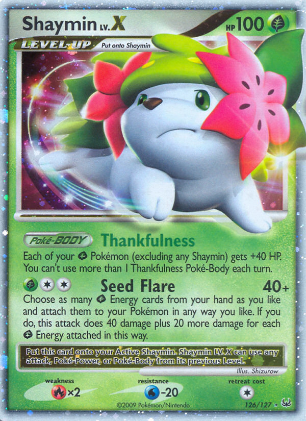 Shaymin LV.X (126/127) [Platinum: Base Set] | Silver Goblin