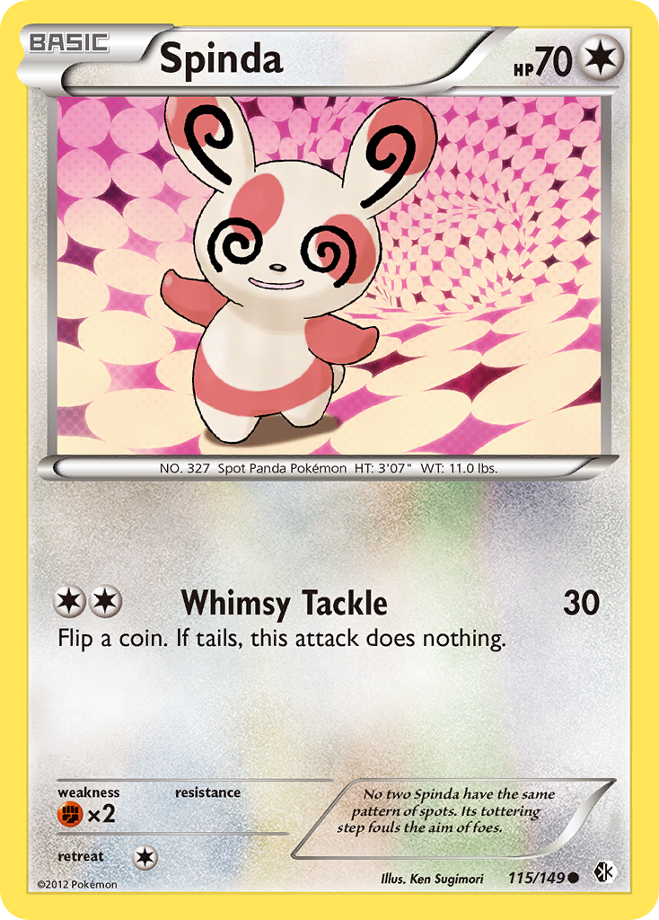 Spinda (115/149) [Black & White: Boundaries Crossed] | Silver Goblin