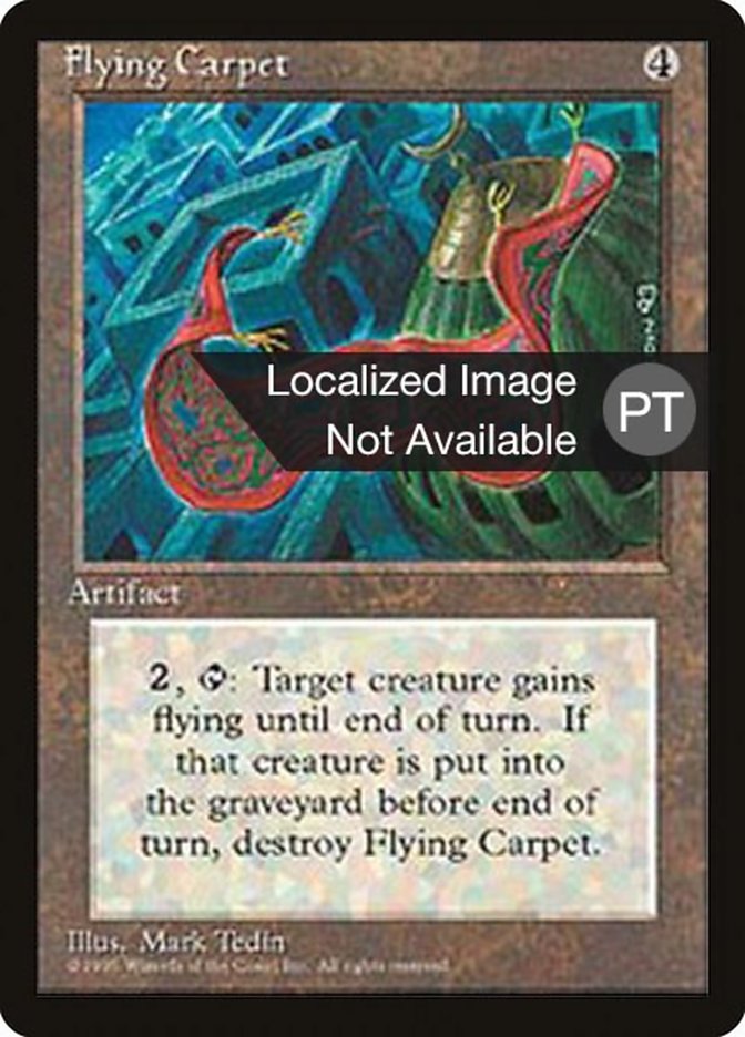 Flying Carpet [Fourth Edition (Foreign Black Border)] | Silver Goblin