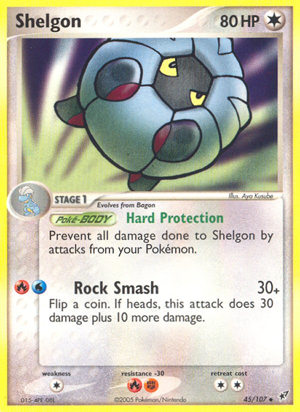 Shelgon (45/107) [EX: Deoxys] | Silver Goblin