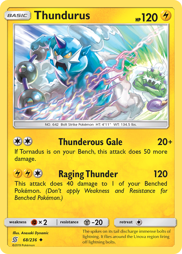 Thundurus (68/236) [Sun & Moon: Unified Minds] | Silver Goblin