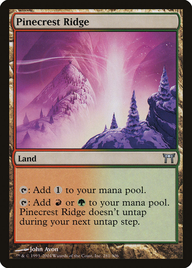 Pinecrest Ridge [Champions of Kamigawa] | Silver Goblin