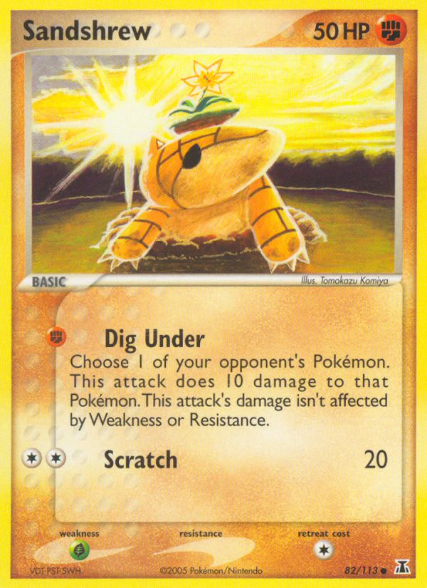 Sandshrew (82/113) [EX: Delta Species] | Silver Goblin