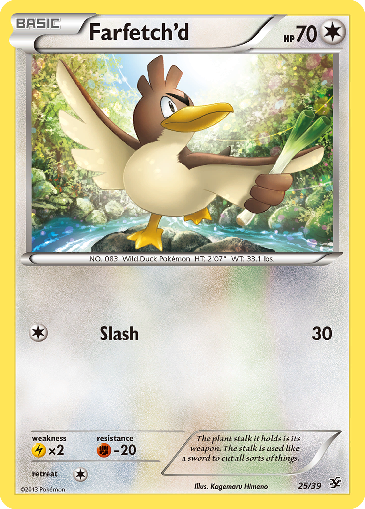 Farfetch'd (25/39) [XY: Kalos Starter Set] | Silver Goblin