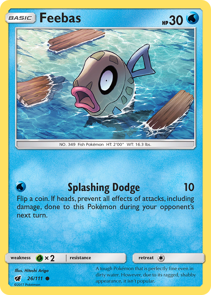 Feebas (26/111) [Sun & Moon: Crimson Invasion] | Silver Goblin