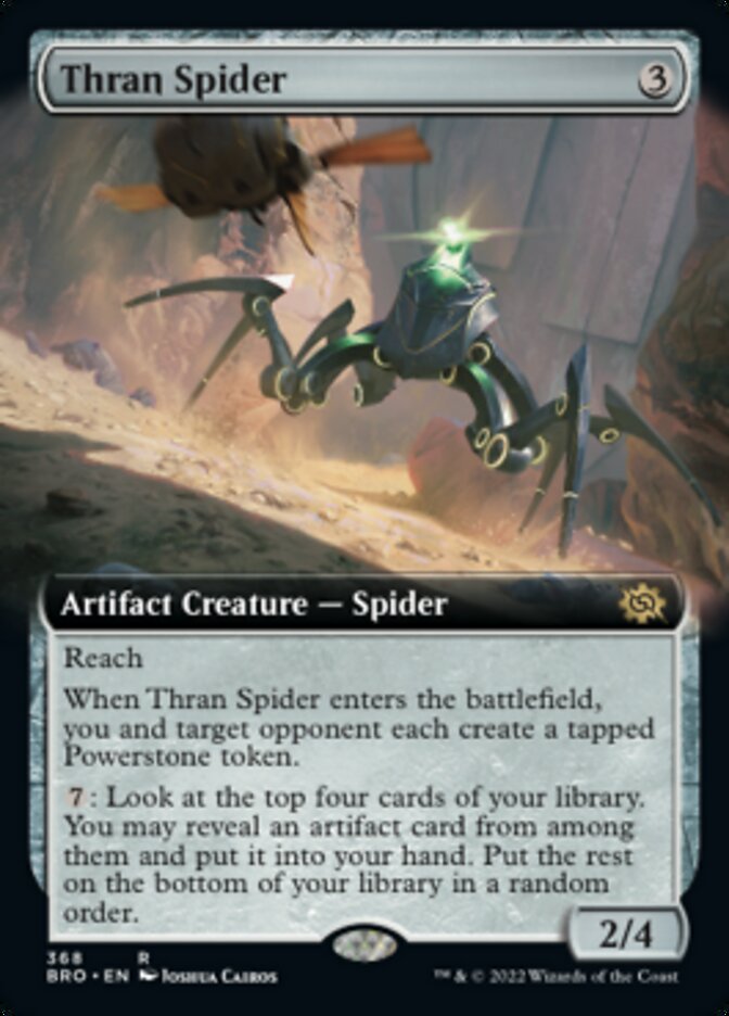 Thran Spider (Extended Art) [The Brothers' War] | Silver Goblin