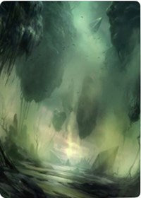 Swamp 1 Art Card [Zendikar Rising Art Series] | Silver Goblin