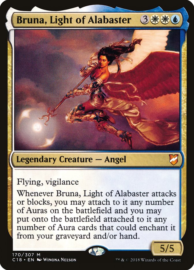 Bruna, Light of Alabaster [Commander 2018] | Silver Goblin
