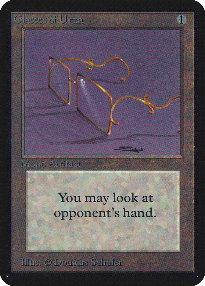 Glasses of Urza [Alpha Edition] | Silver Goblin