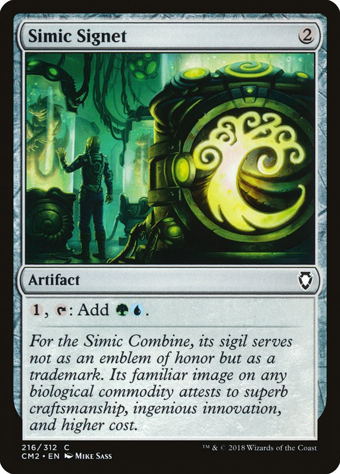 Simic Signet (216/312) [Commander Anthology Volume II] | Silver Goblin