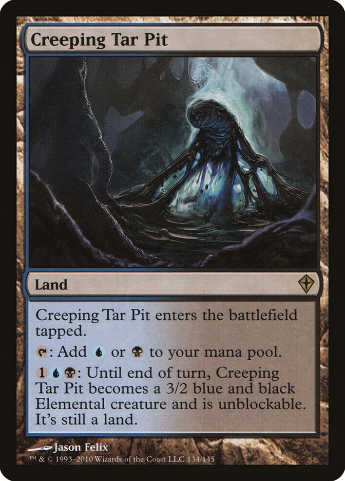 Creeping Tar Pit [Worldwake] | Silver Goblin