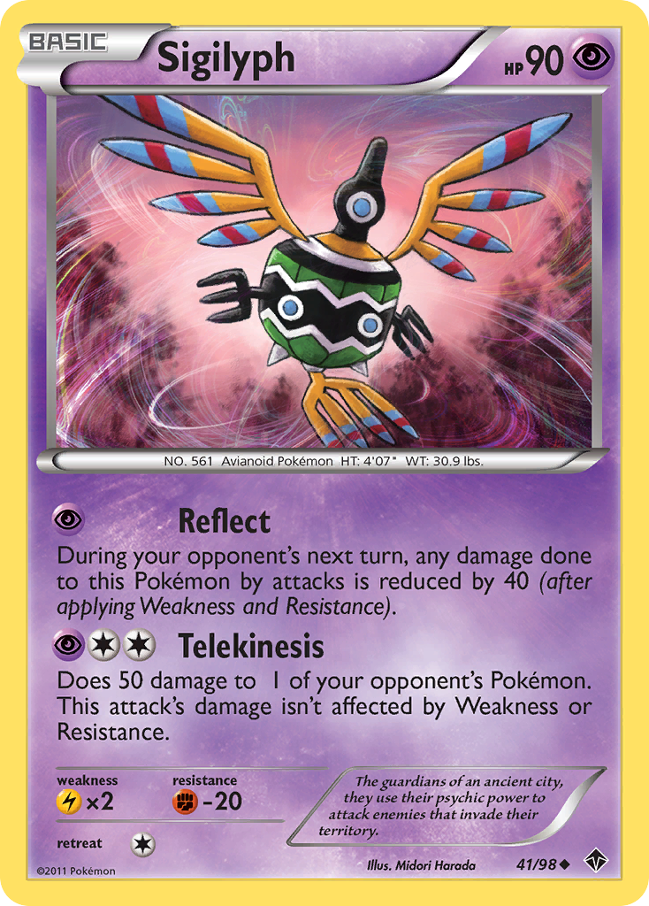 Sigilyph (41/98) [Black & White: Emerging Powers] | Silver Goblin