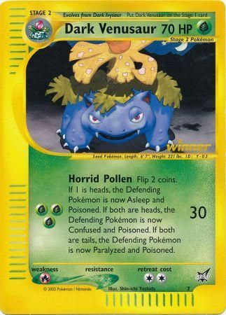 Dark Venusaur (7) (Jumbo Card) [Best of Promos] | Silver Goblin