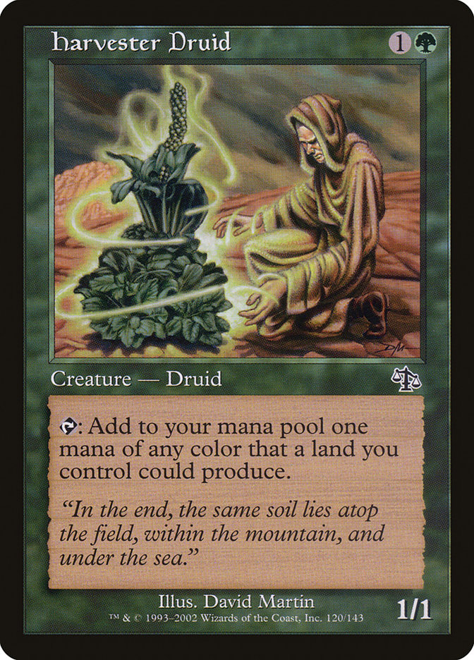 Harvester Druid [Judgment] | Silver Goblin