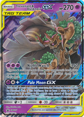 Trevenant & Dusknoir GX (SM217) (Jumbo Card) [Sun & Moon: Black Star Promos] | Silver Goblin