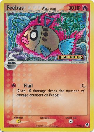 Feebas (49/101) (Delta Species) (Stamped) [EX: Dragon Frontiers] | Silver Goblin