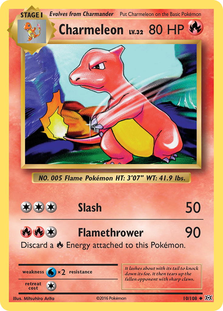 Charmeleon (10/108) [XY: Evolutions] | Silver Goblin