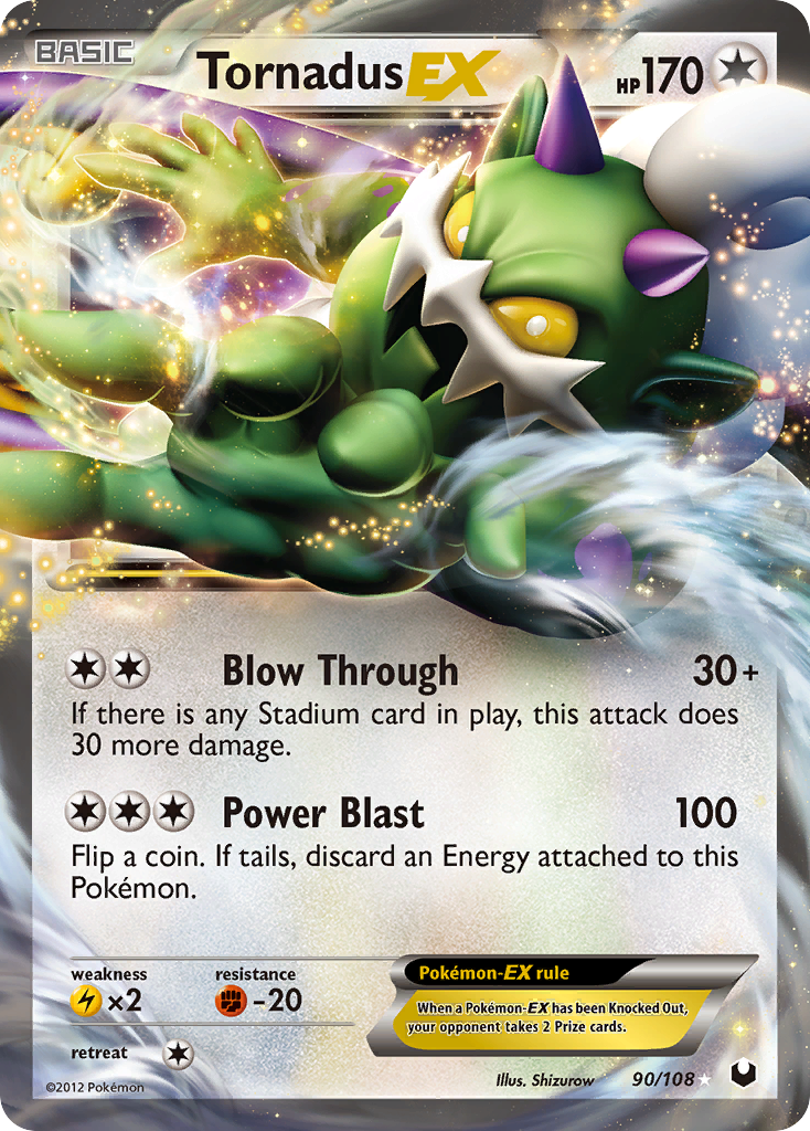 Tornadus EX (90/108) [Black & White: Dark Explorers] | Silver Goblin