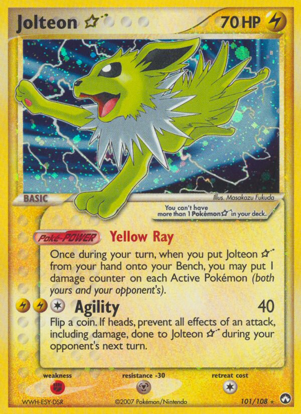 Jolteon Star (101/108) [EX: Power Keepers] | Silver Goblin