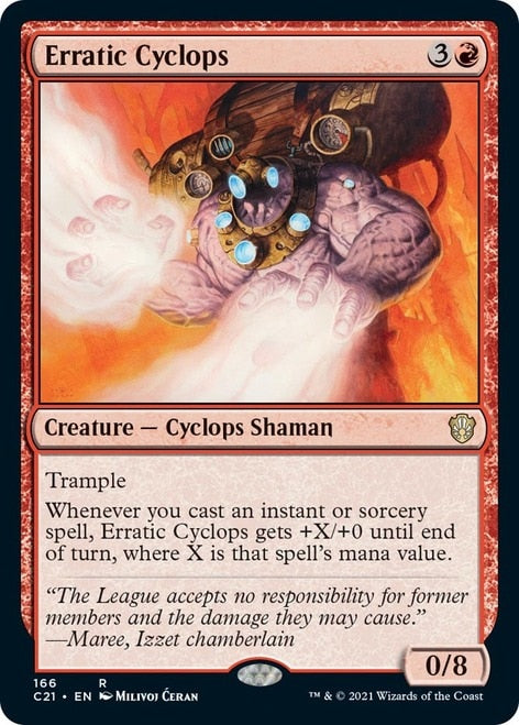 Erratic Cyclops [Commander 2021] | Silver Goblin