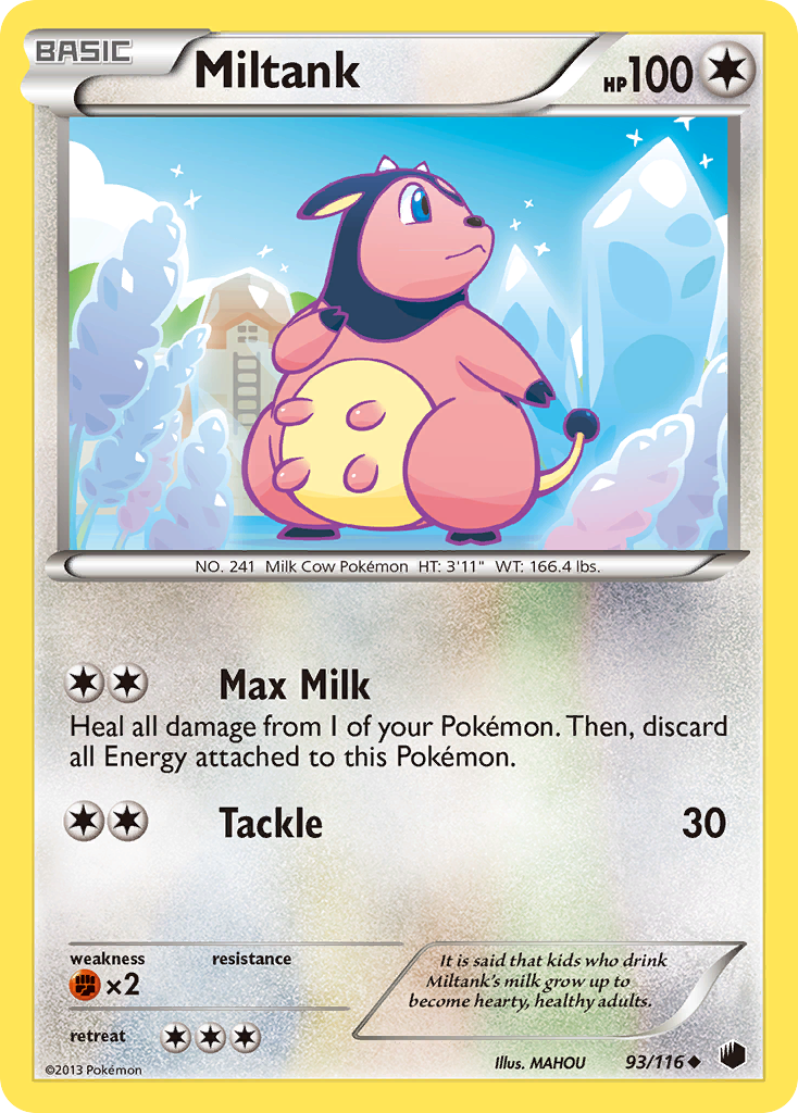 Miltank (93/116) [Black & White: Plasma Freeze] | Silver Goblin