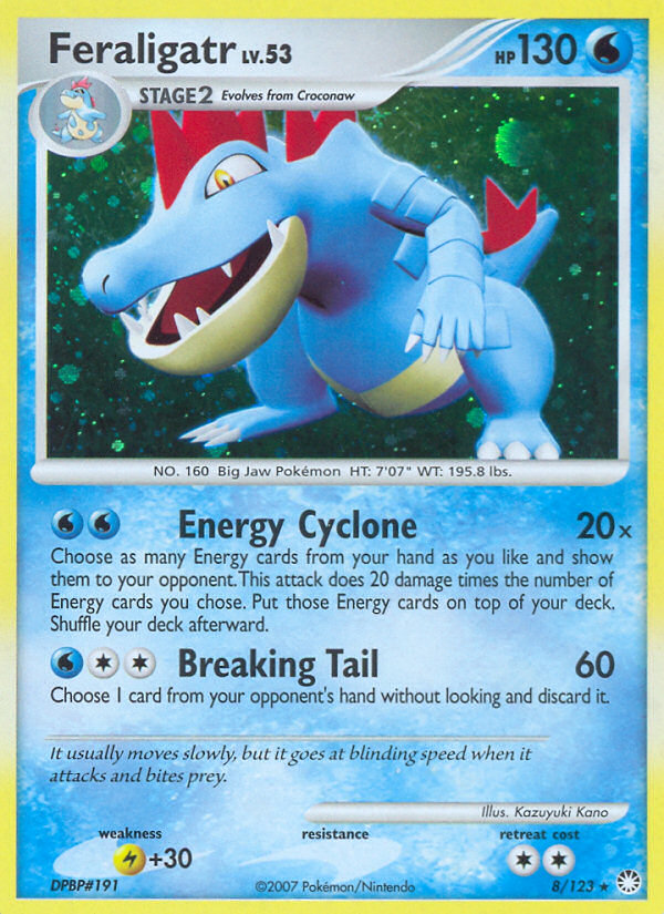 Feraligatr (8/123) [Diamond & Pearl: Mysterious Treasures] | Silver Goblin