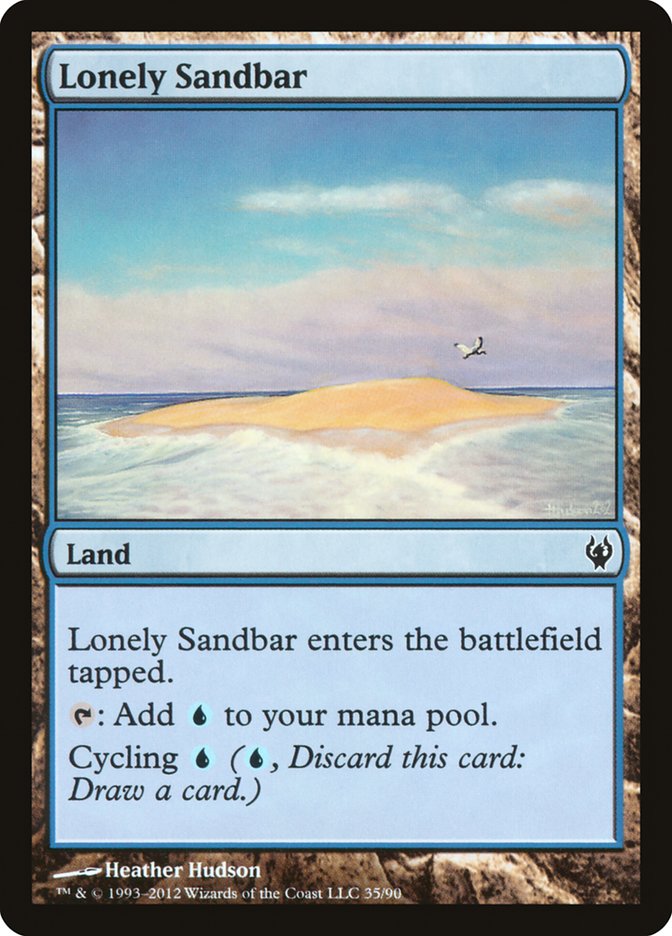 Lonely Sandbar [Duel Decks: Izzet vs. Golgari] | Silver Goblin