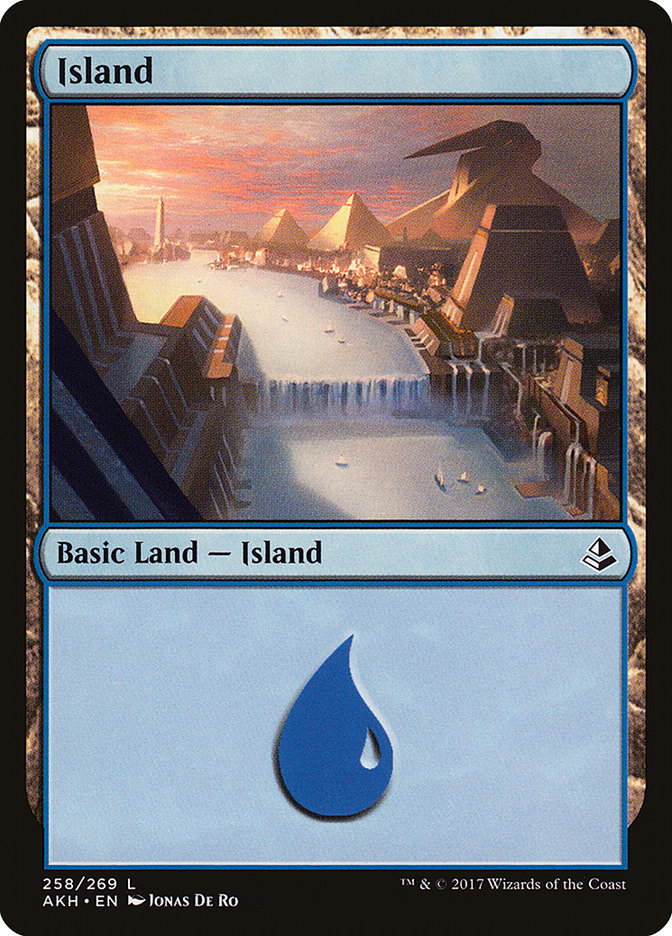 Island (258) [Amonkhet] | Silver Goblin