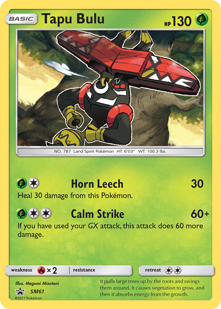 Tapu Bulu (SM61) [Sun & Moon: Black Star Promos] | Silver Goblin