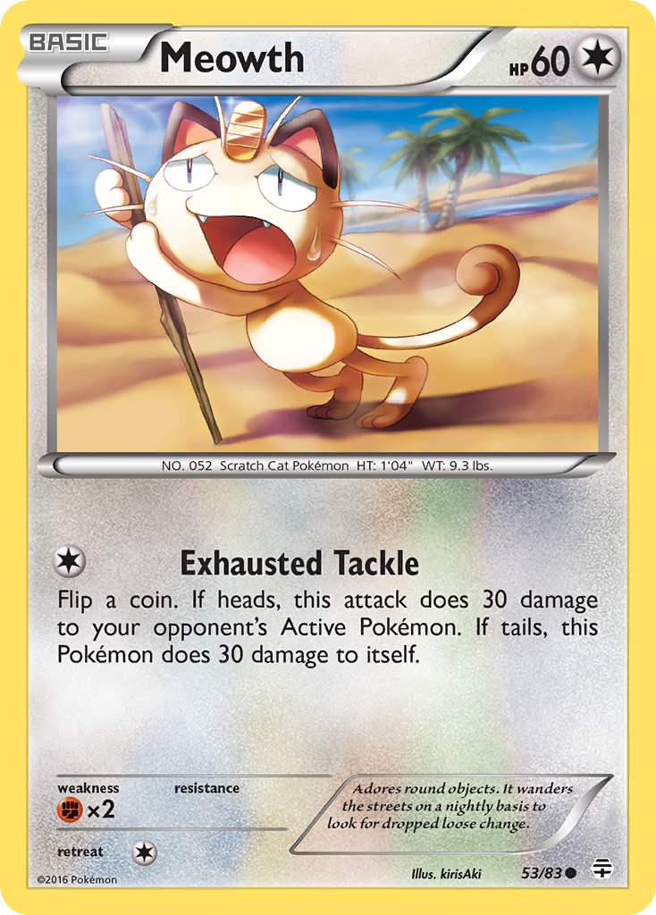 Meowth (53/83) [XY: Generations] | Silver Goblin