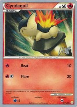 Cyndaquil (61/123) (Reshiphlosion - Christopher Kan) [World Championships 2011] | Silver Goblin