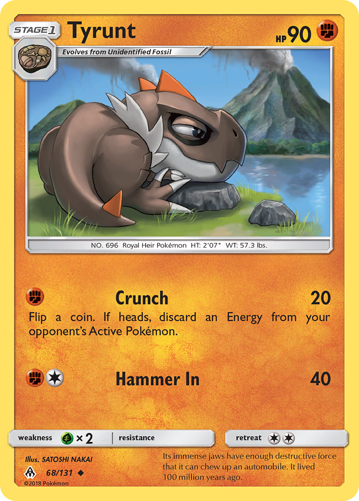 Tyrunt (68/131) [Sun & Moon: Forbidden Light] | Silver Goblin