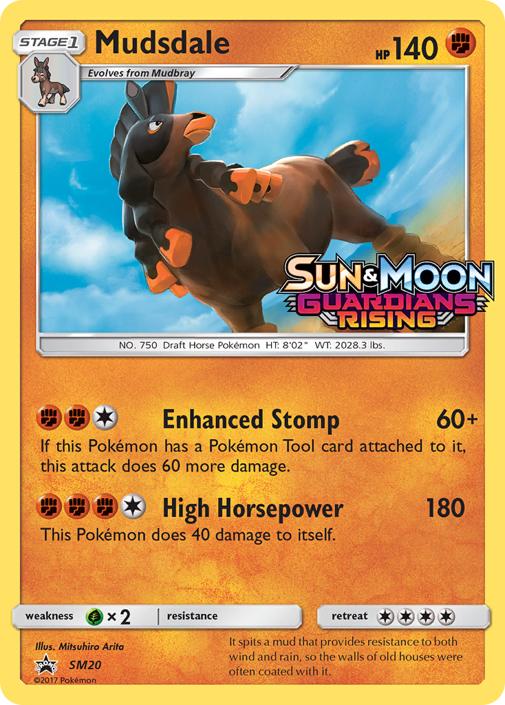 Mudsdale (SM20) [Sun & Moon: Black Star Promos] | Silver Goblin