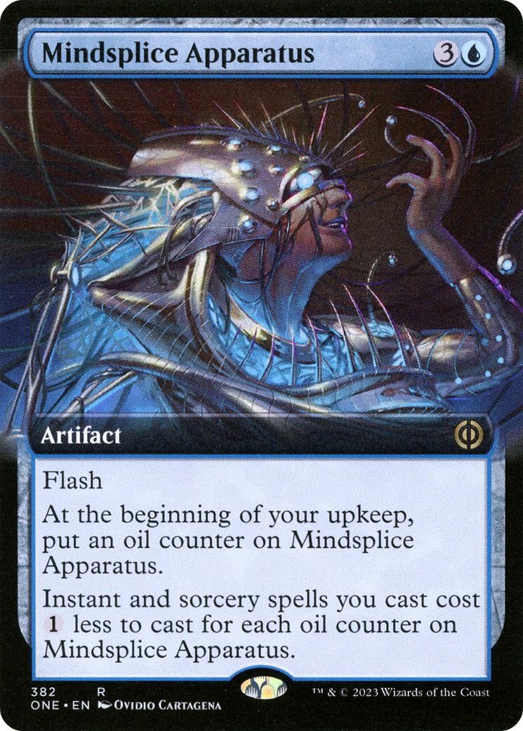 Mindsplice Apparatus (Extended Art) [Phyrexia: All Will Be One] | Silver Goblin