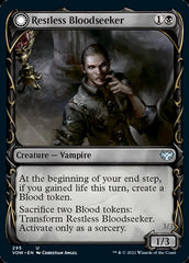 Restless Bloodseeker // Bloodsoaked Reveler (Showcase Fang Frame) [Innistrad: Crimson Vow] | Silver Goblin