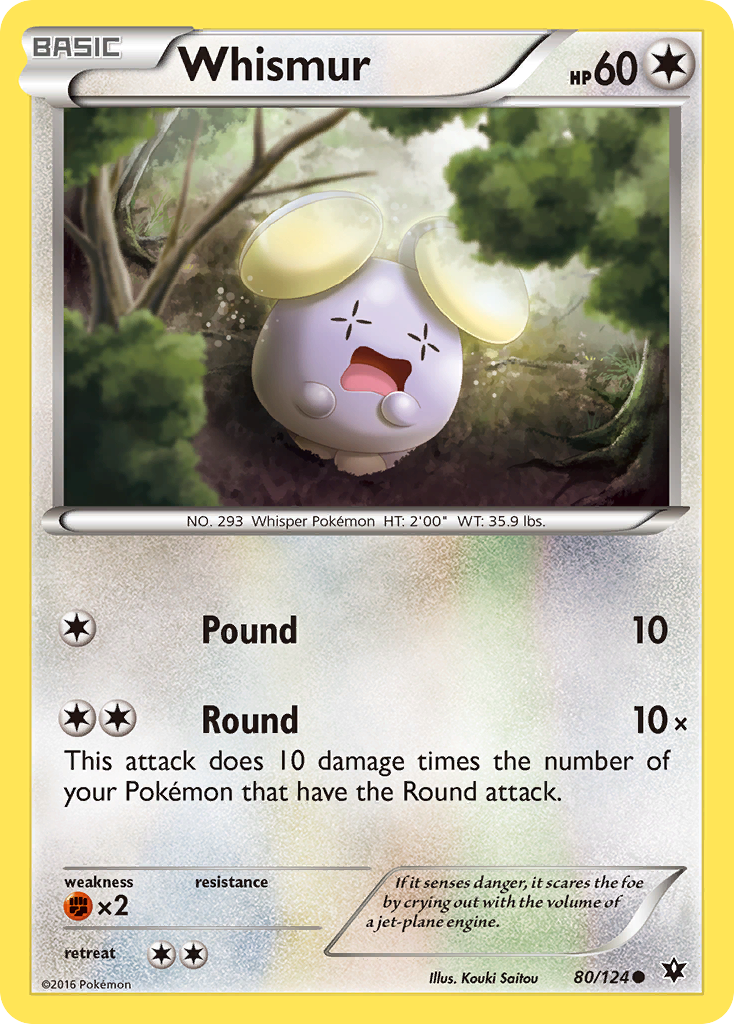 Whismur (80/124) [XY: Fates Collide] | Silver Goblin