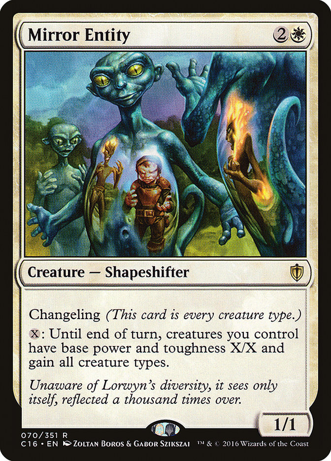 Mirror Entity [Commander 2016] | Silver Goblin