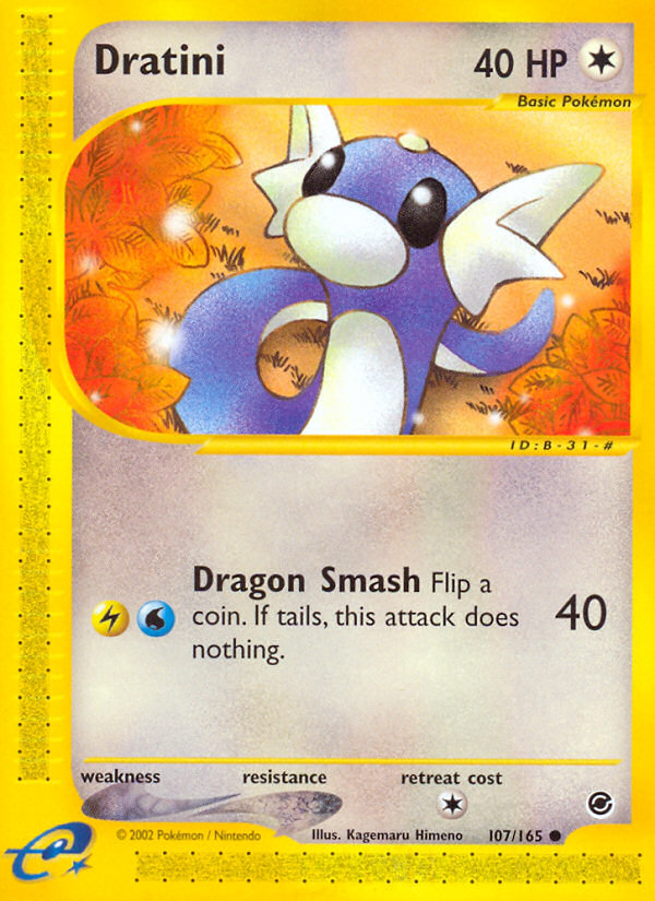 Dratini (107/165) [Expedition: Base Set] | Silver Goblin