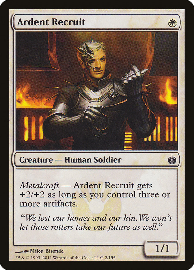 Ardent Recruit [Mirrodin Besieged] | Silver Goblin