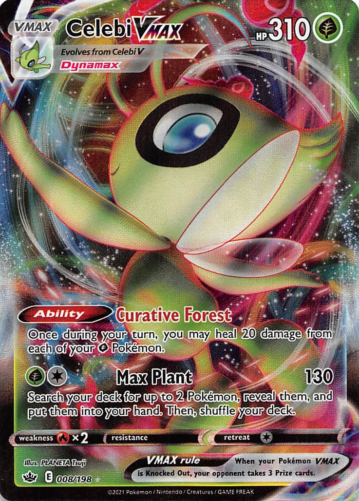 Celebi VMAX (008/198) [Sword & Shield: Chilling Reign] | Silver Goblin