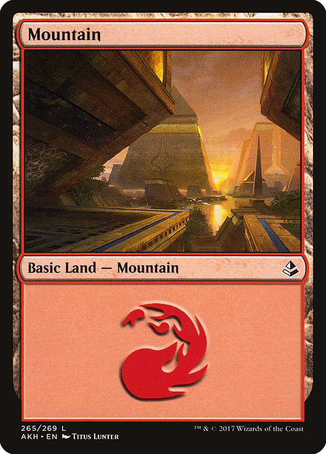 Mountain (265) [Amonkhet] | Silver Goblin