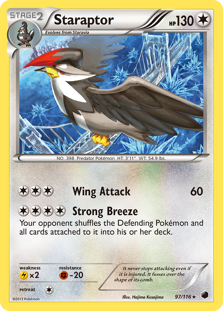 Staraptor (97/116) [Black & White: Plasma Freeze] | Silver Goblin