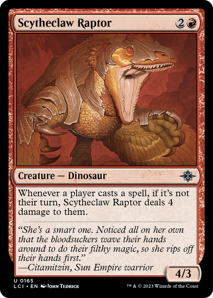 Scytheclaw Raptor [The Lost Caverns of Ixalan] | Silver Goblin