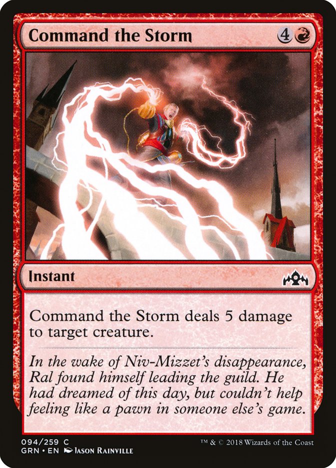 Command the Storm [Guilds of Ravnica] | Silver Goblin