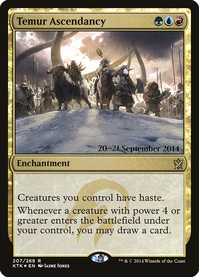 Temur Ascendancy [Khans of Tarkir Prerelease Promos] | Silver Goblin