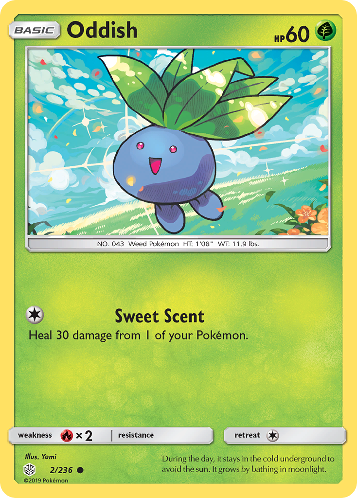 Oddish (2/236) [Sun & Moon: Cosmic Eclipse] | Silver Goblin